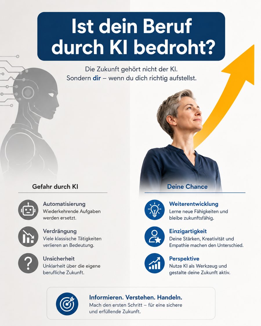 Ist dein Beruf durch KI bedroht – Gefahr durch KI vs. deine Chance